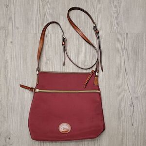 Dooney and Bourke Burgundy, Cranberry Crossbody Shoulder Bag